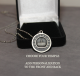 Mothers Day Customized LDS Temple Necklace, Temple of The Church of Jesus Christ of Latter Day Saints, choose your temple, 3D personalized LDS gift