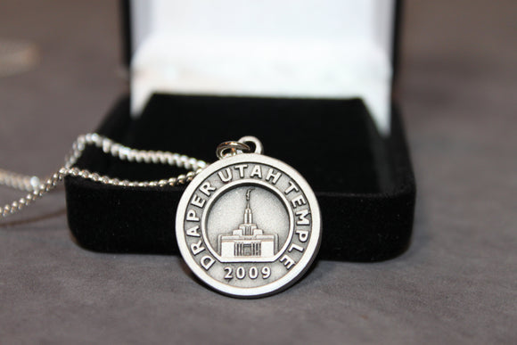 Draper Temple Necklace, Temple of The Church of Jesus Christ of Latter Day Saints, LDS Temple Necklace, LDS jewelry, Mormon gift, LDS gift