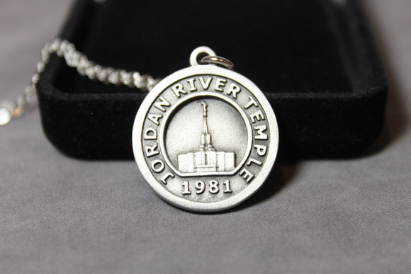 Jordan River Temple Necklace, Temple of The Church of Jesus Christ of Latter Day Saints, LDS Temple Necklace, Stand Ye in Holy Places