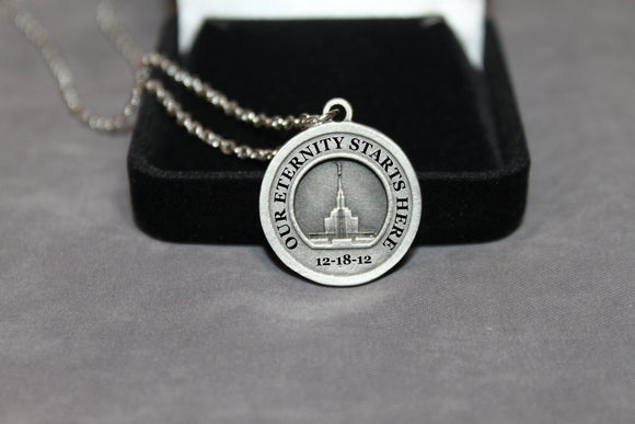 Customized Oquirrh Mountain Temple Necklace, Temple of The Church of Jesus Christ of Latter Day Saints, LDS Temple Necklace, LDS Gift