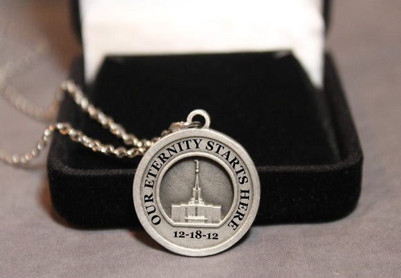 Customized Jordan River Temple Necklace, Temple of The Church of Jesus Christ of Latter Day Saints, LDS Temple Necklace, LDS Gift