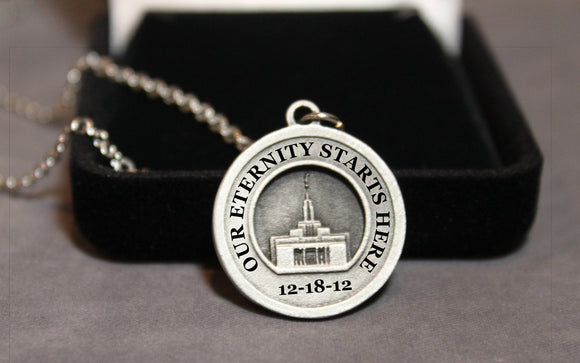 Customized Draper Temple Necklace, Temple of The Church of Jesus Christ of Latter Day Saints, LDS Temple Necklace, LDS jewelry, LDS gift