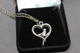 Mothers Day Heart Necklace, Mothers arms holding baby